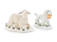 Two Chelsea Porcelain Animal Figures