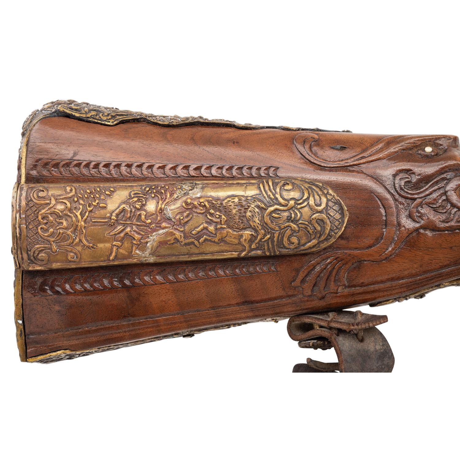 Contemporary Poltz-Carlsbad Style Flintlock Jaeger Rifle