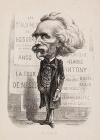 Étienne Carjat, (French, 1828-1906), A group of three works: Bocage, Henri Murger, and Beranger