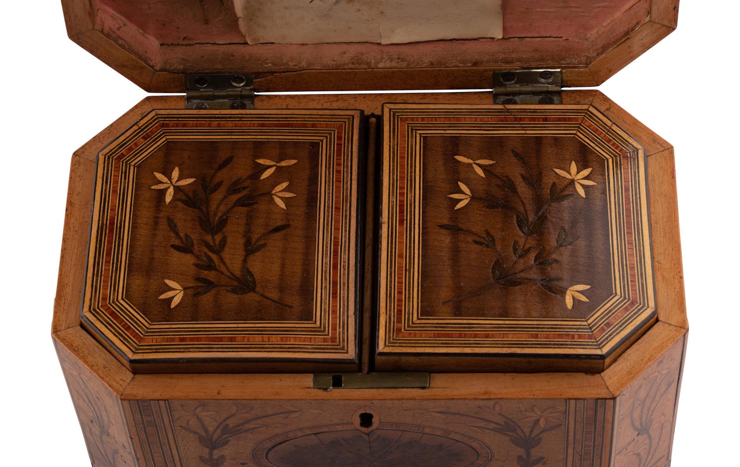 Two George III Tea Caddies