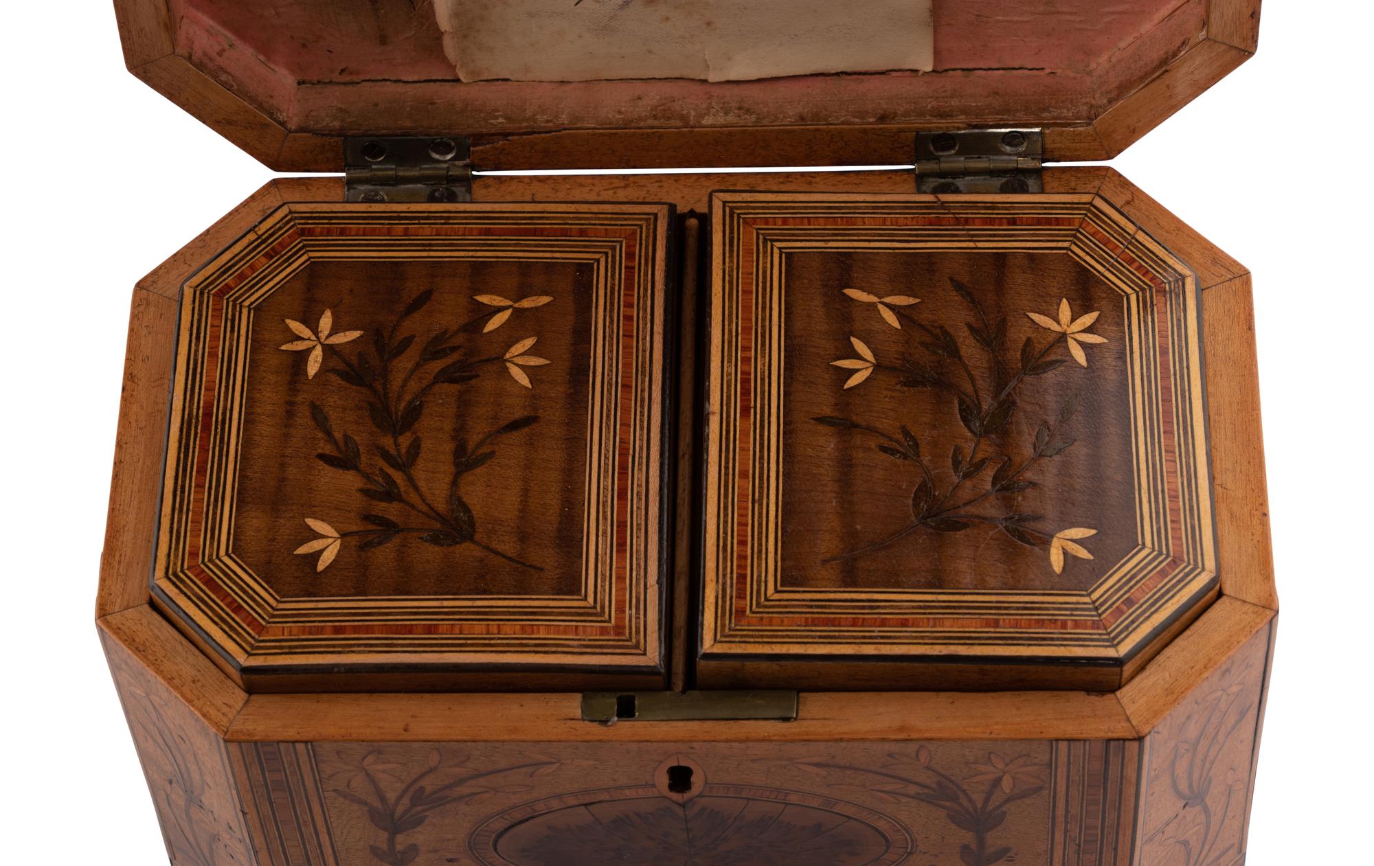 Two George III Tea Caddies
