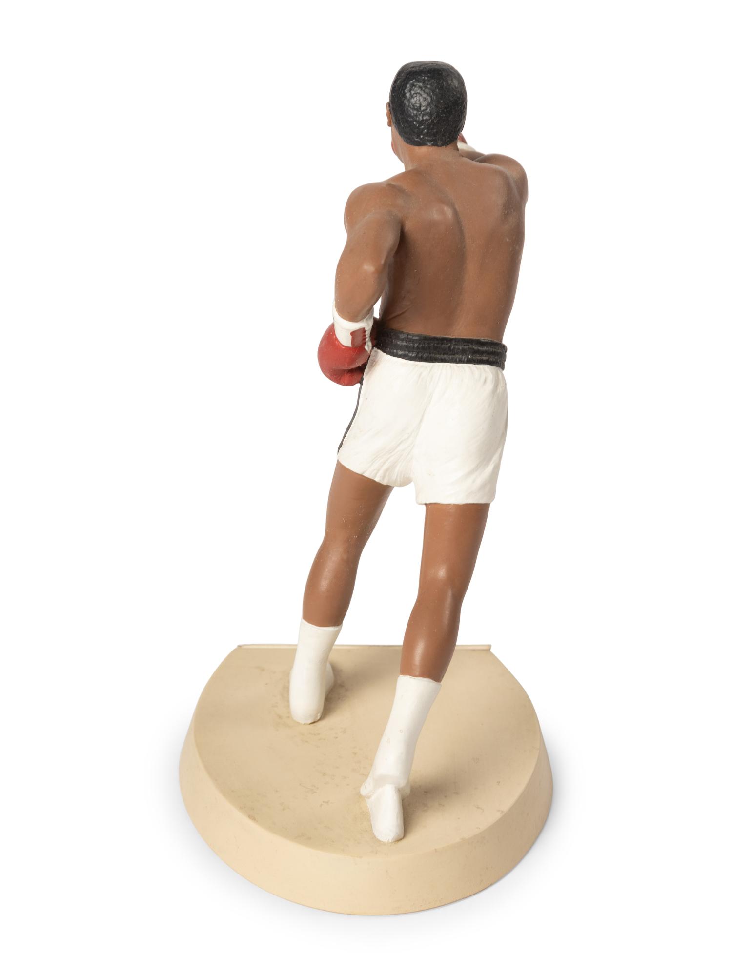 A Muhammad Ali Signed Autograph Salvino Figure,