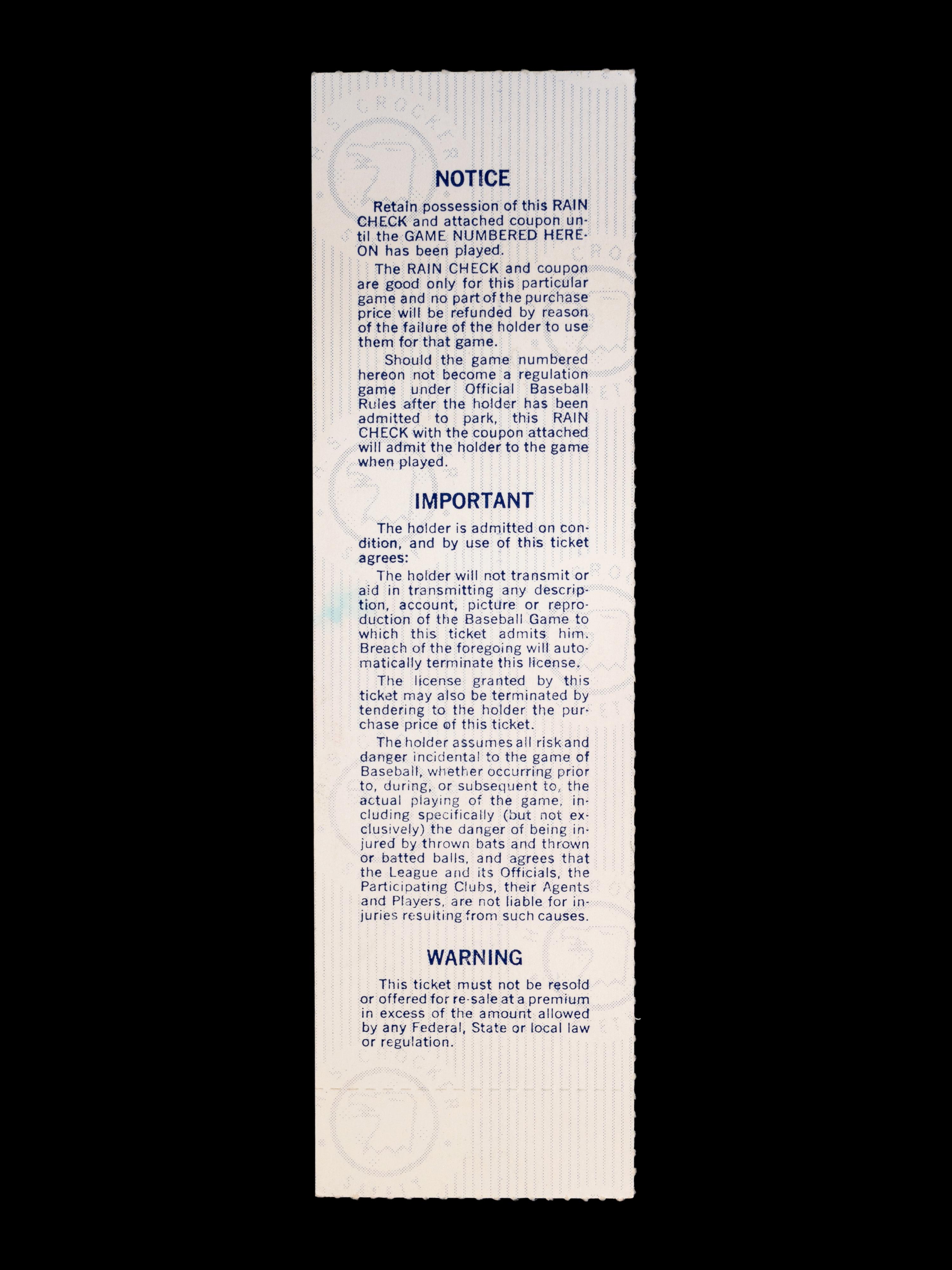 A Group of 1970s Cincinnati Reds Pete Rose Riverfront Stadium Ephemera (Including National League Playoffs, World Series),