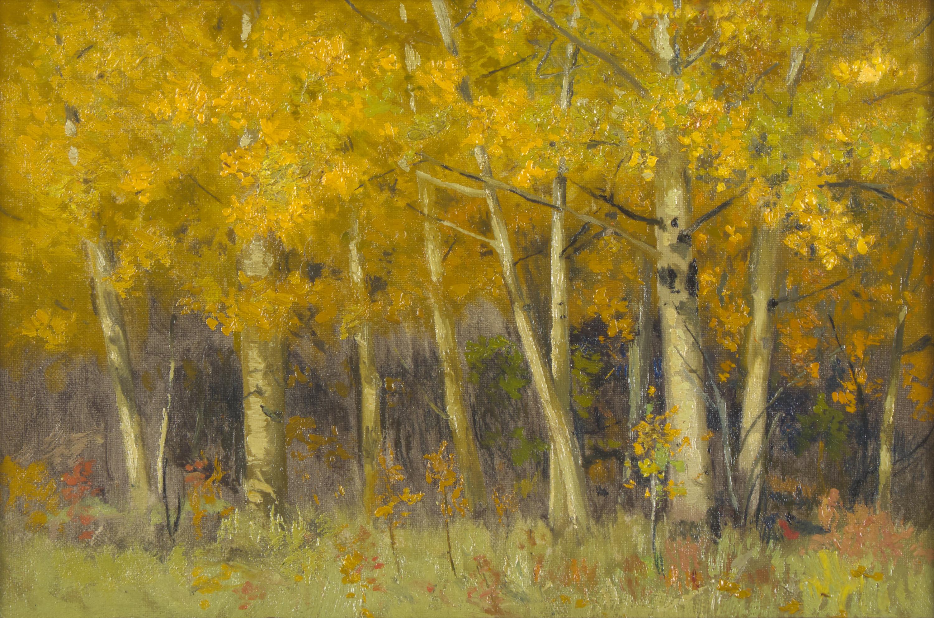 Charles Partridge Adams (American, 1858–1942) — Aspens