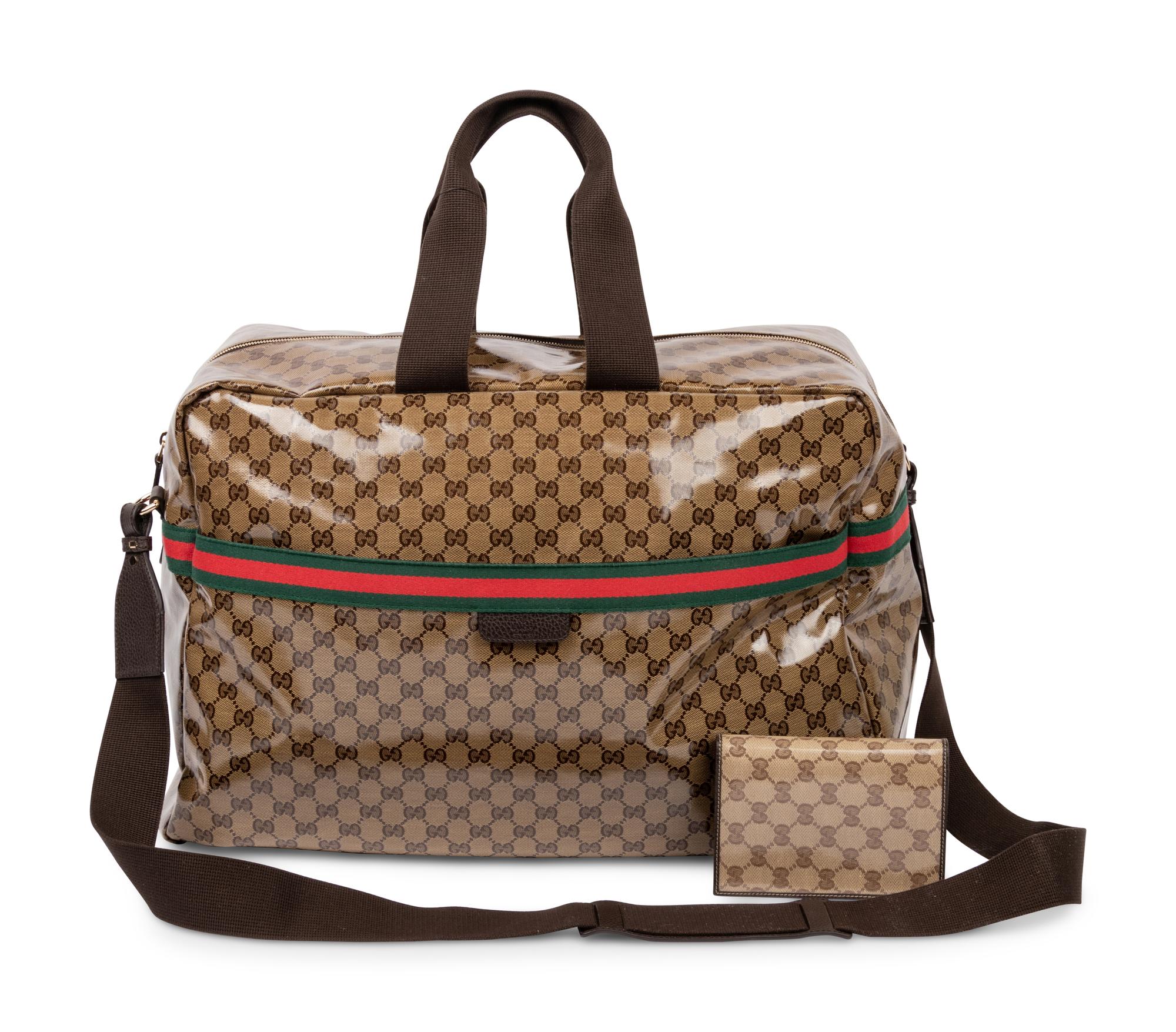 Two Gucci Items: Travel Bag & Passport Wallet, c. 2010