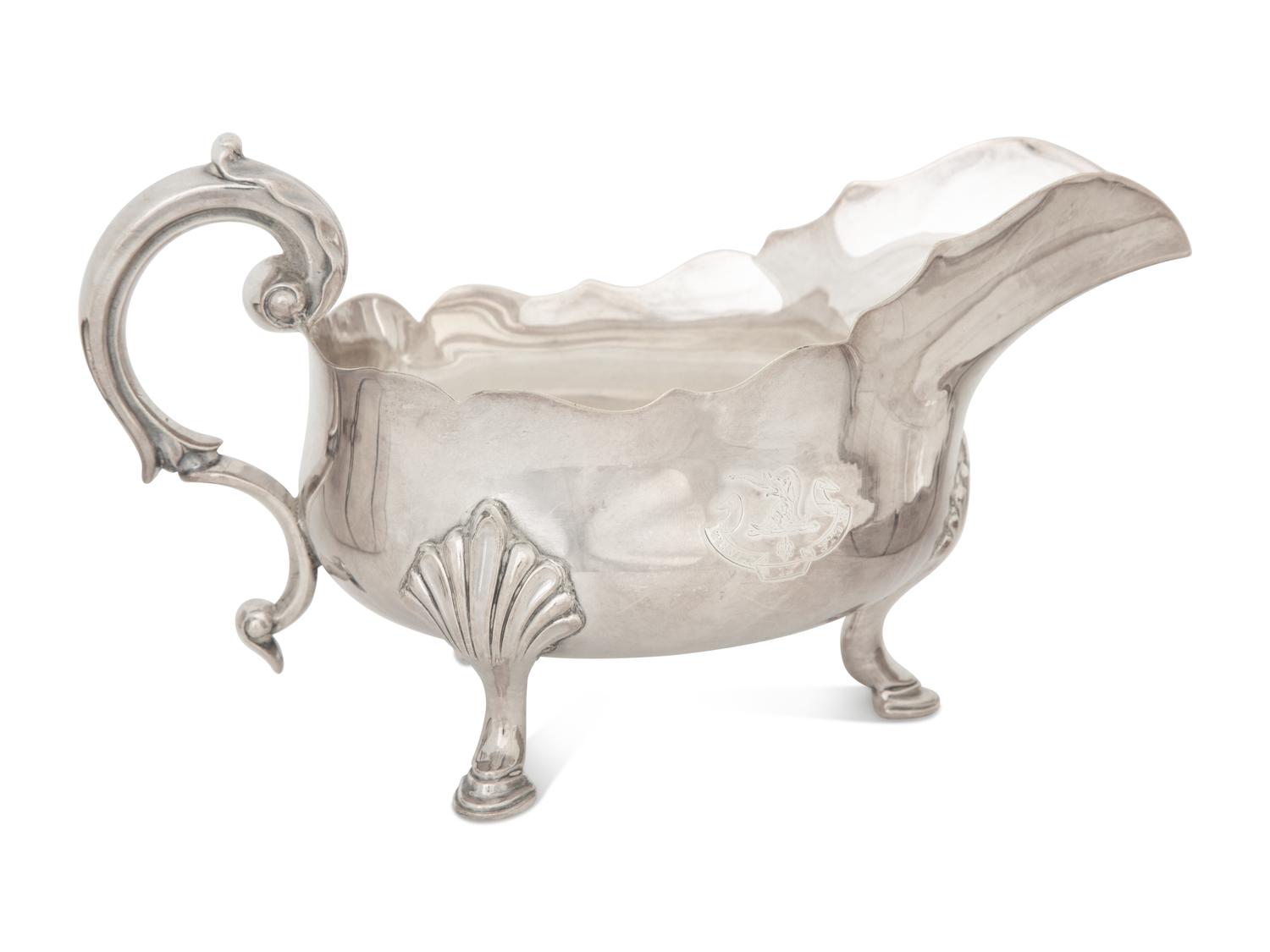 Two English Silver Open Bowls — Sebastian and James Crespell, London, 1768-69