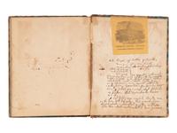 JACKSON, Col. Oscar L. (1840-1920). Five journals, incl. descriptions of Oscar L. Jackson's political activism during the 1860 campaign and his service with 63rd OVI, with campaign broadside noting Jackson as a speaker.