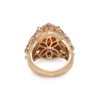 YELLOW GOLD AND CORAL JEWELRY