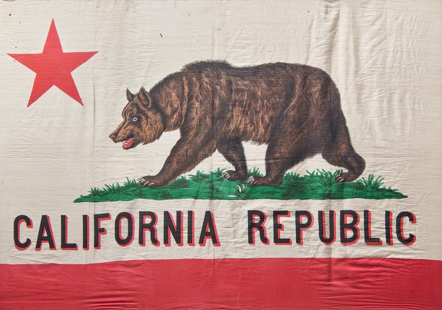 [California] California Republic State Flag