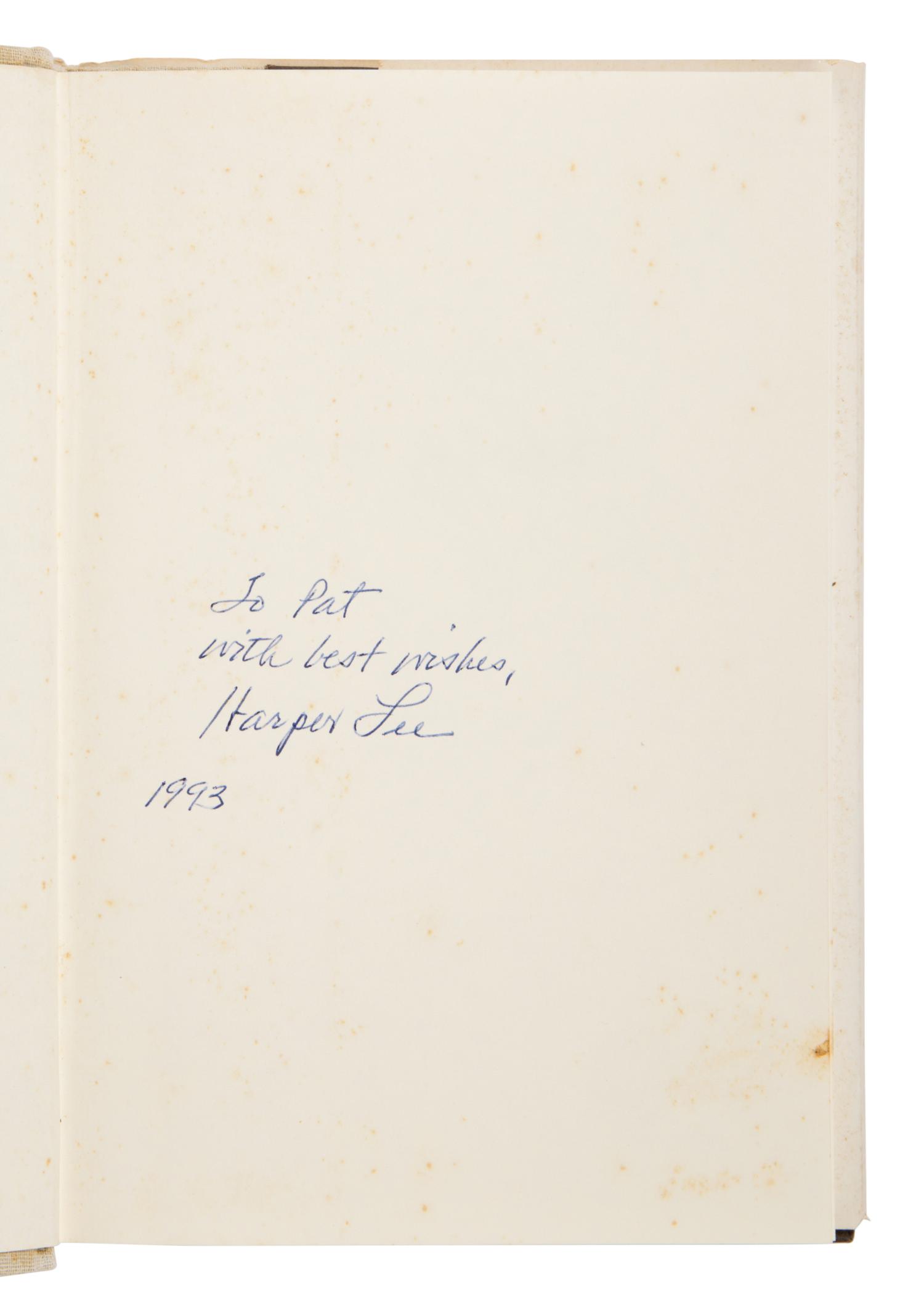 Lee, Harper (1926-2016). To Kill A Mockingbird . Philadelphia & New York: Harper & Row, [1993].