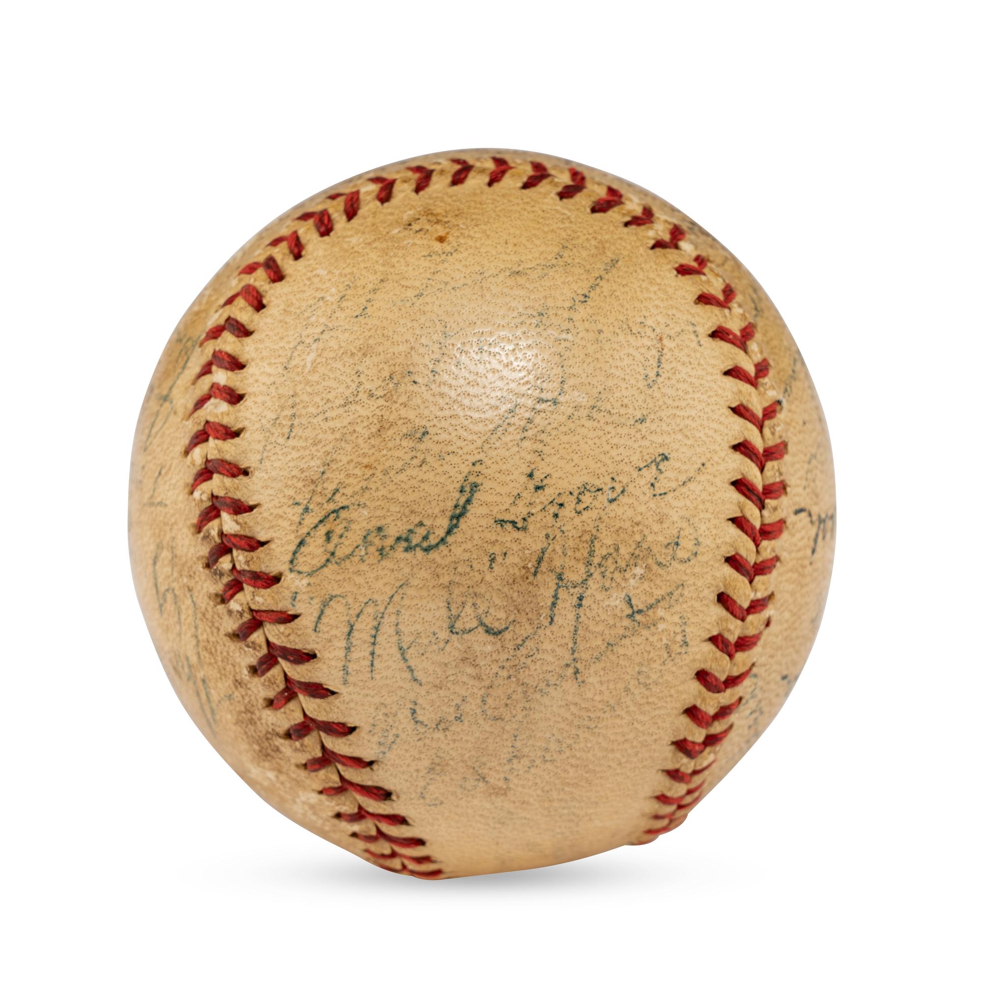 A 1944 Chicago White Sox Team Signed Autograph Baseball