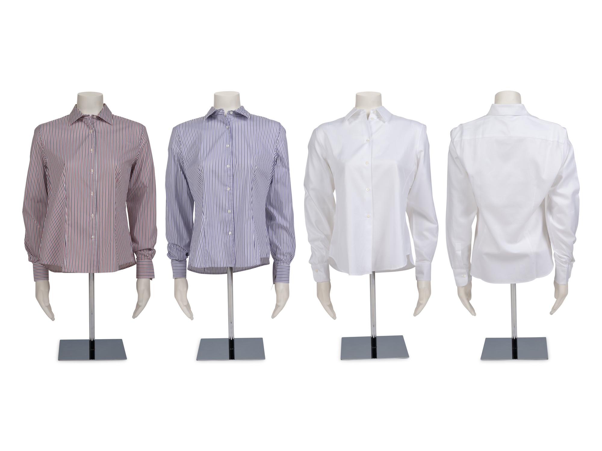 Three Loro Piana Cotton Dress Shirts, 2000s