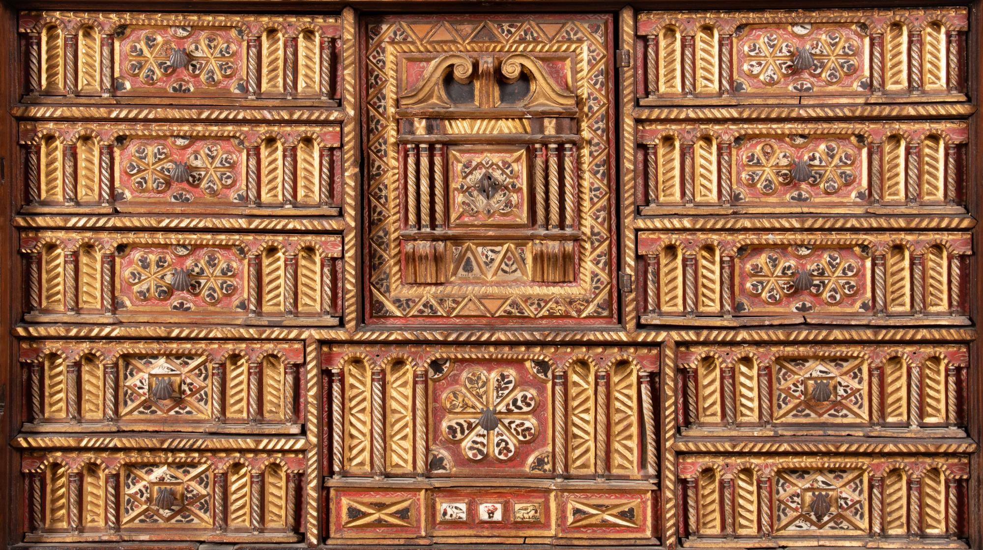 A Spanish Baroque Walnut Vargueño