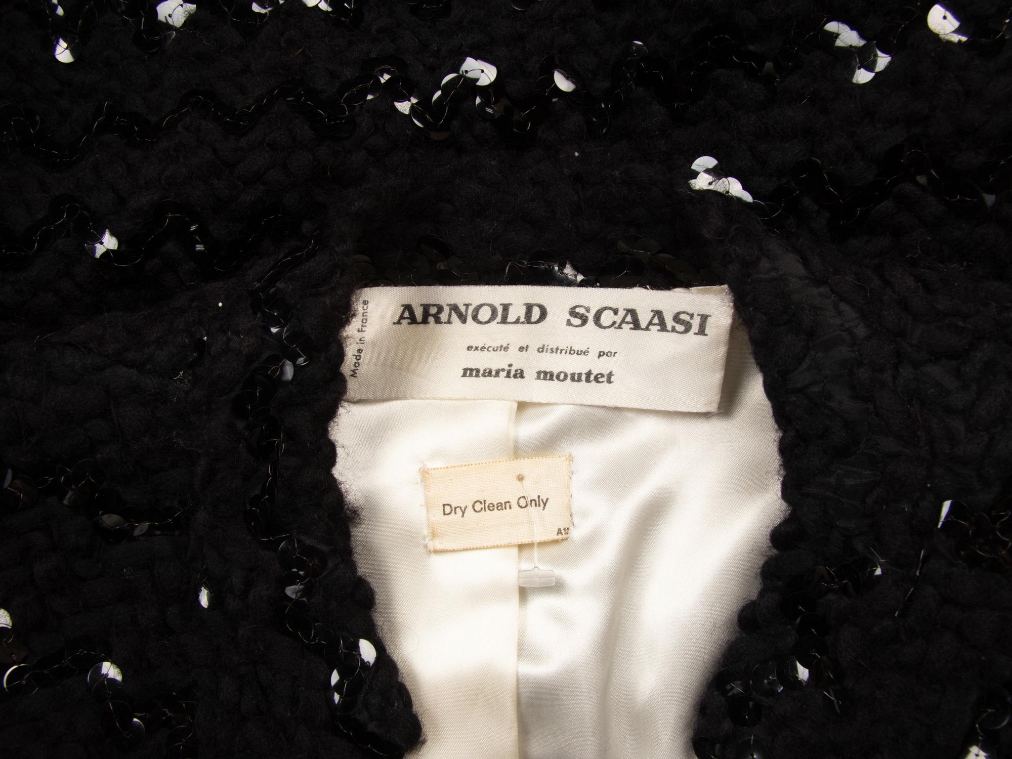 Arnold Scaasi, Sequin-Embellished Coat