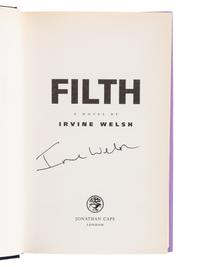 WELSH, Irvine (b. 1958). A group of 9 works by Welsh, MOST FIRST EDITION, ALL SIGNED OR INSCRIBED, comprising: