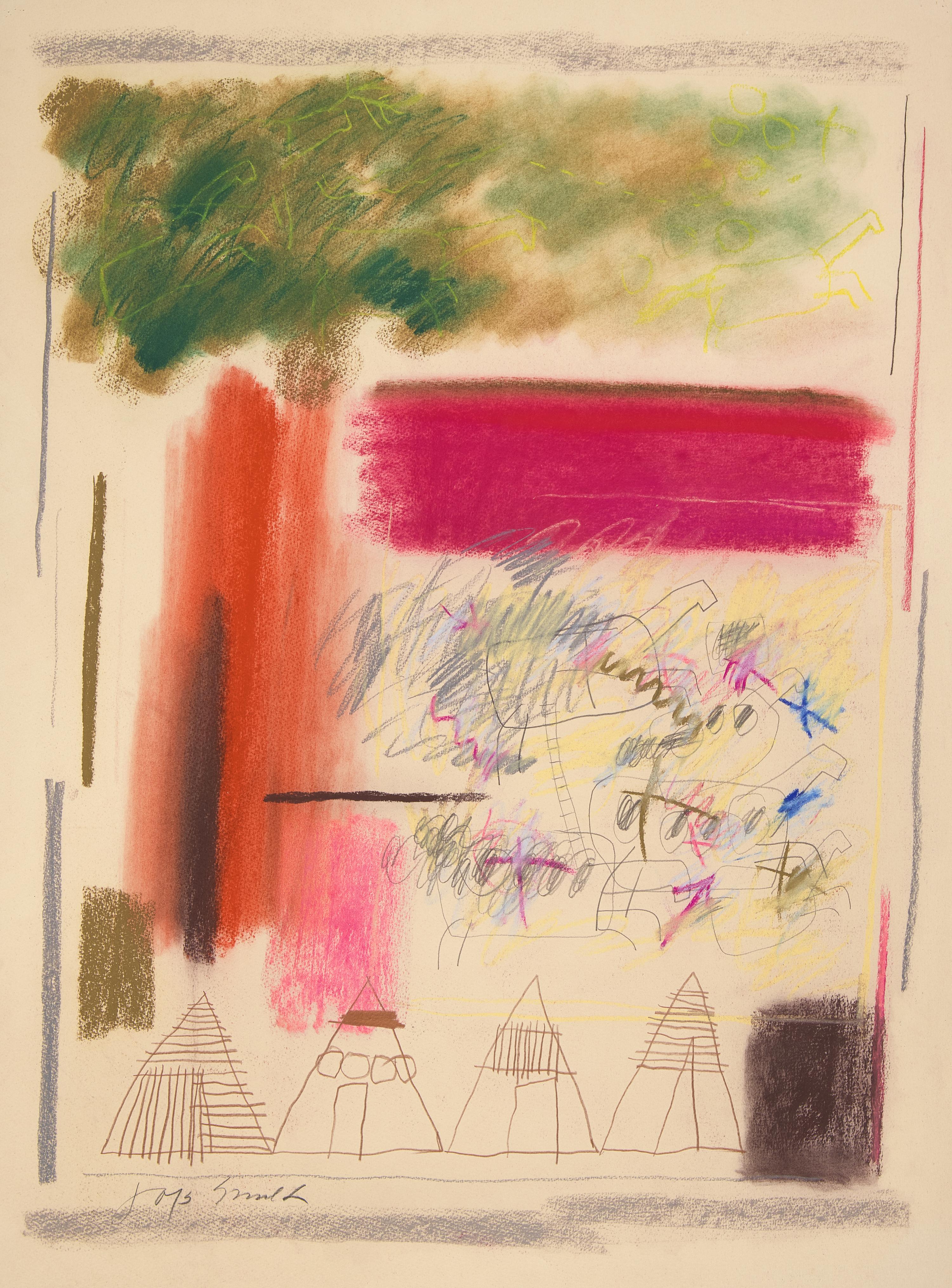Jaune Quick-to-See Smith (Confederated Salish/Kootenai, 1940-2025) — Untitled