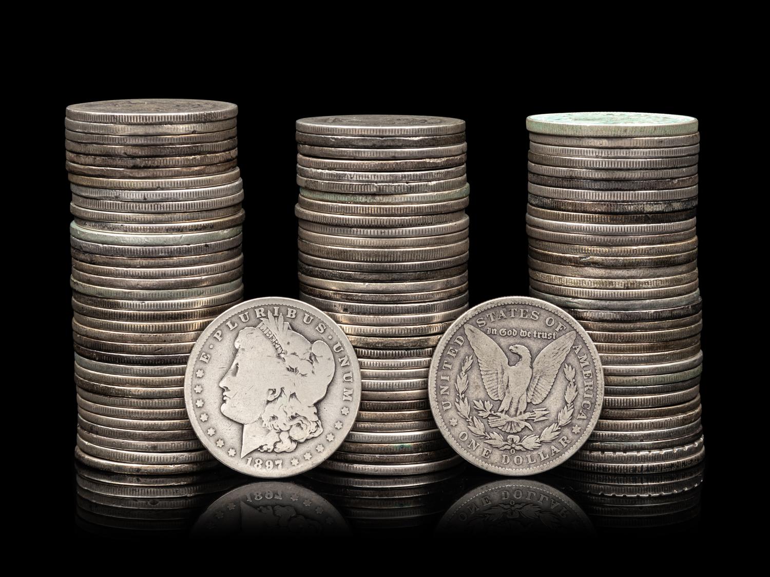 Ninety-Nine Morgan $1 Coins