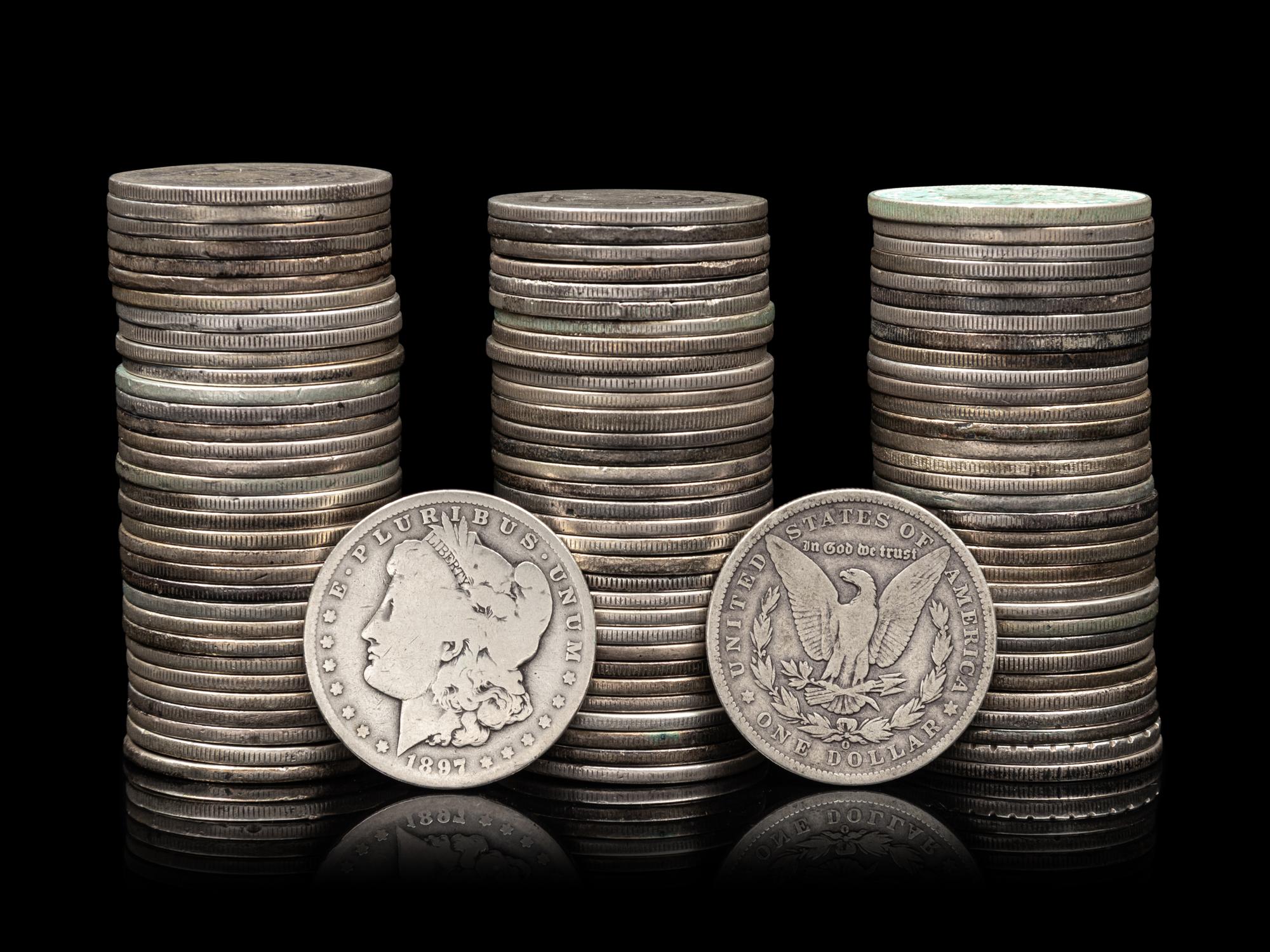 Ninety-Nine Morgan $1 Coins