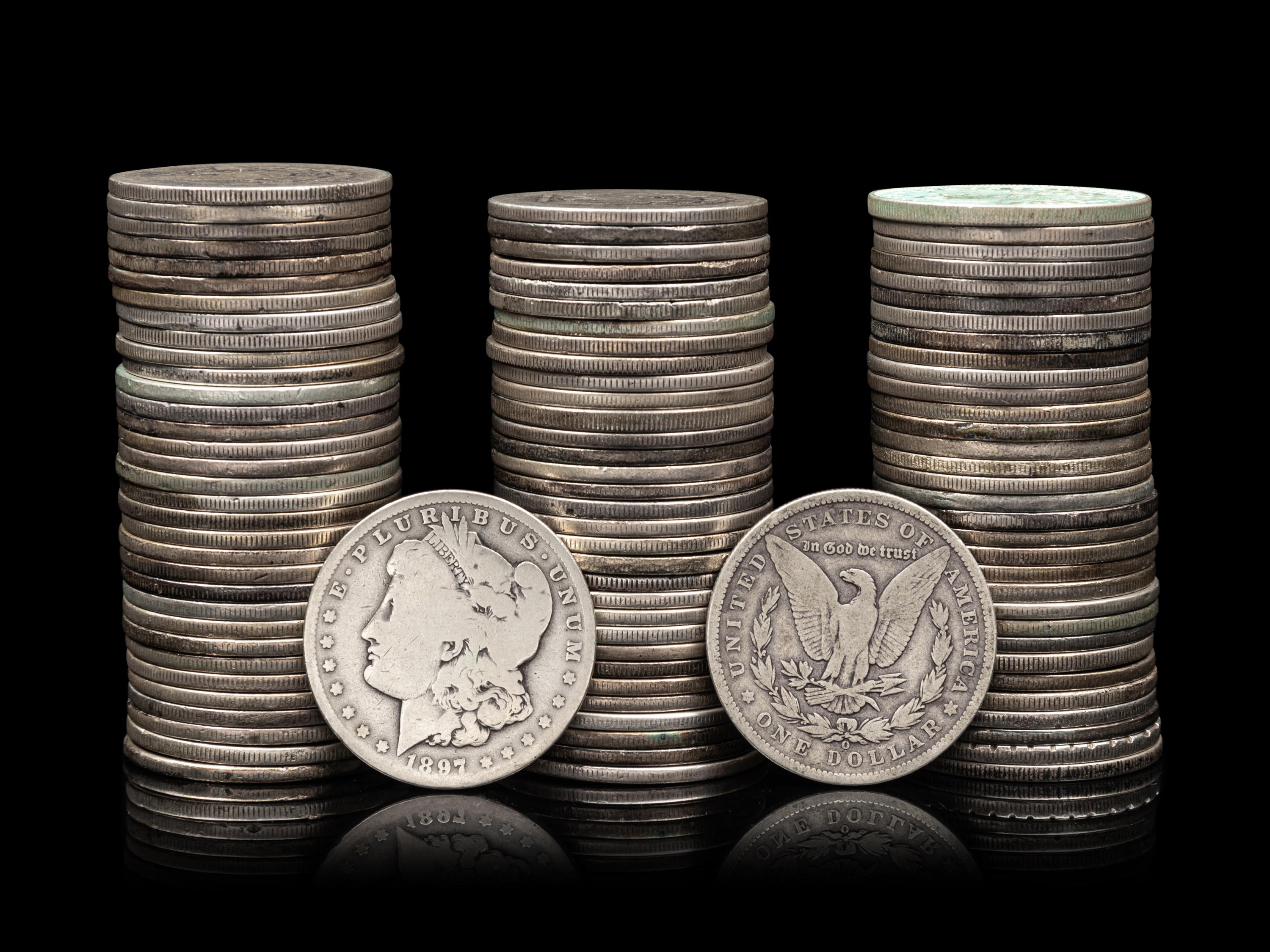 Ninety-Nine Morgan $1 Coins