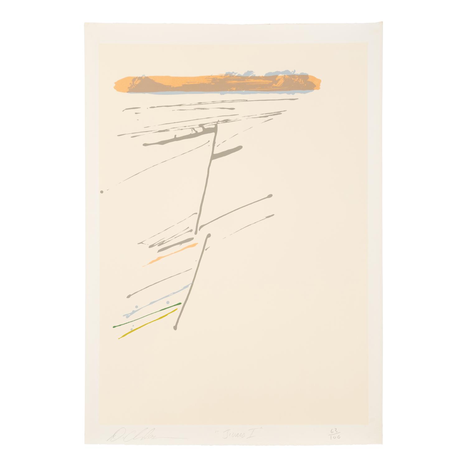 Dan Christensen (American, 1942-2007) — Jivaro I, Jivaro II, MicMac I, and MicMac II (four works)