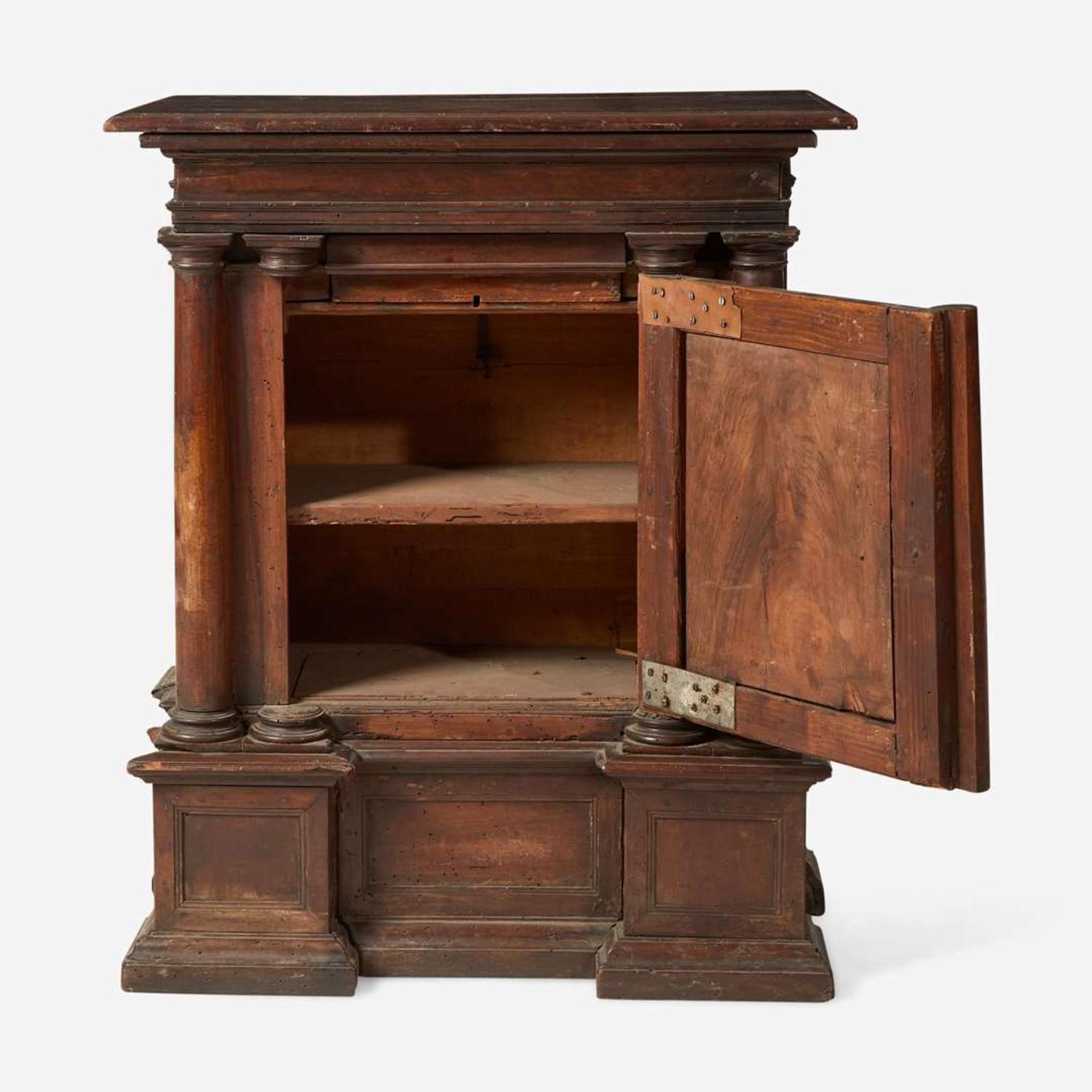 An Italian Renaissance carved walnut cabinet 16th / 17th century