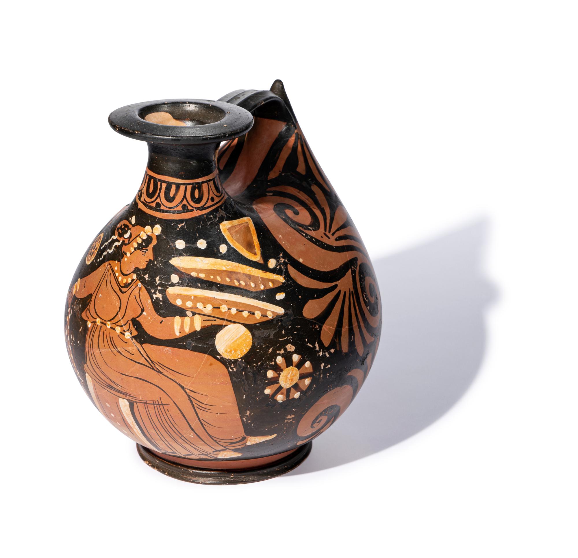 A Large Apulian Red-Figured Askos