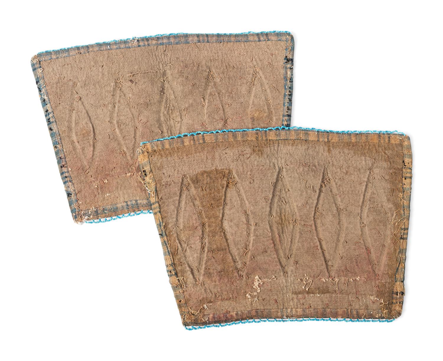 Blackfeet Beaded Canvas Cuffs