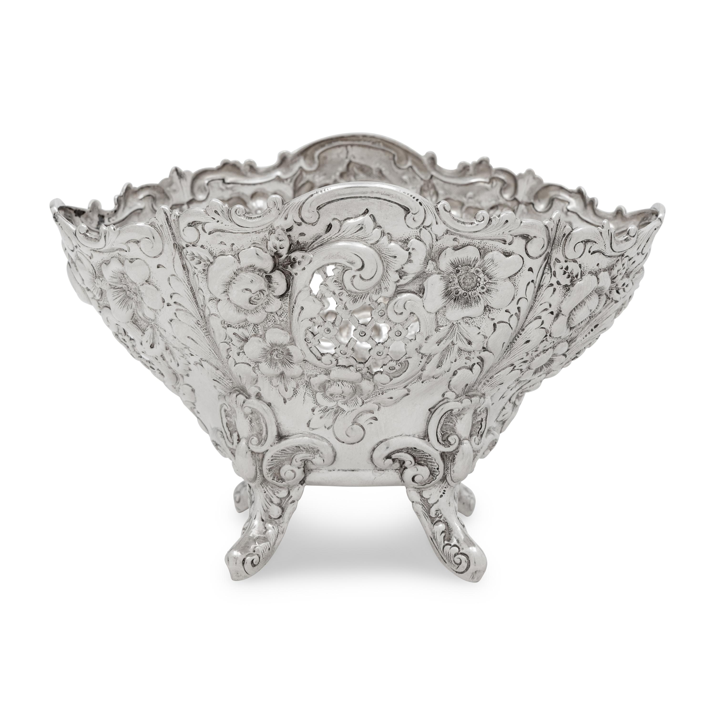 An American Silver Candy Dish