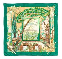 An Hermes 90cm Silk Scarf, 36" x 36".