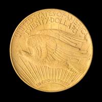 A United States 1913-S St. Gaudens $20 Gold Coin