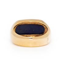 Lapis Lazuli and Yellow Gold Ring