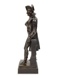 A Continental Bronze Figure of Napoleon