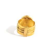 A Roman Carnelian Ring Stone with the Goddess Ceres — Set in a gold ring