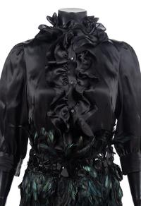 Naeem Khan Black Feather Ensemble, 1990-2000s