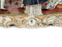 An Italian Capodimonte Polychrome and Gilt Painted Porcelain Figural Group — 19TH CENTURY
