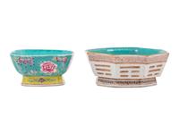 Two Chinese Famille Rose Porcelain Bowls