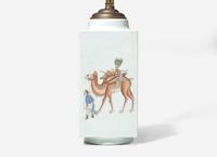 A Chinese Famille Rose Decorated 'Cong' Vase