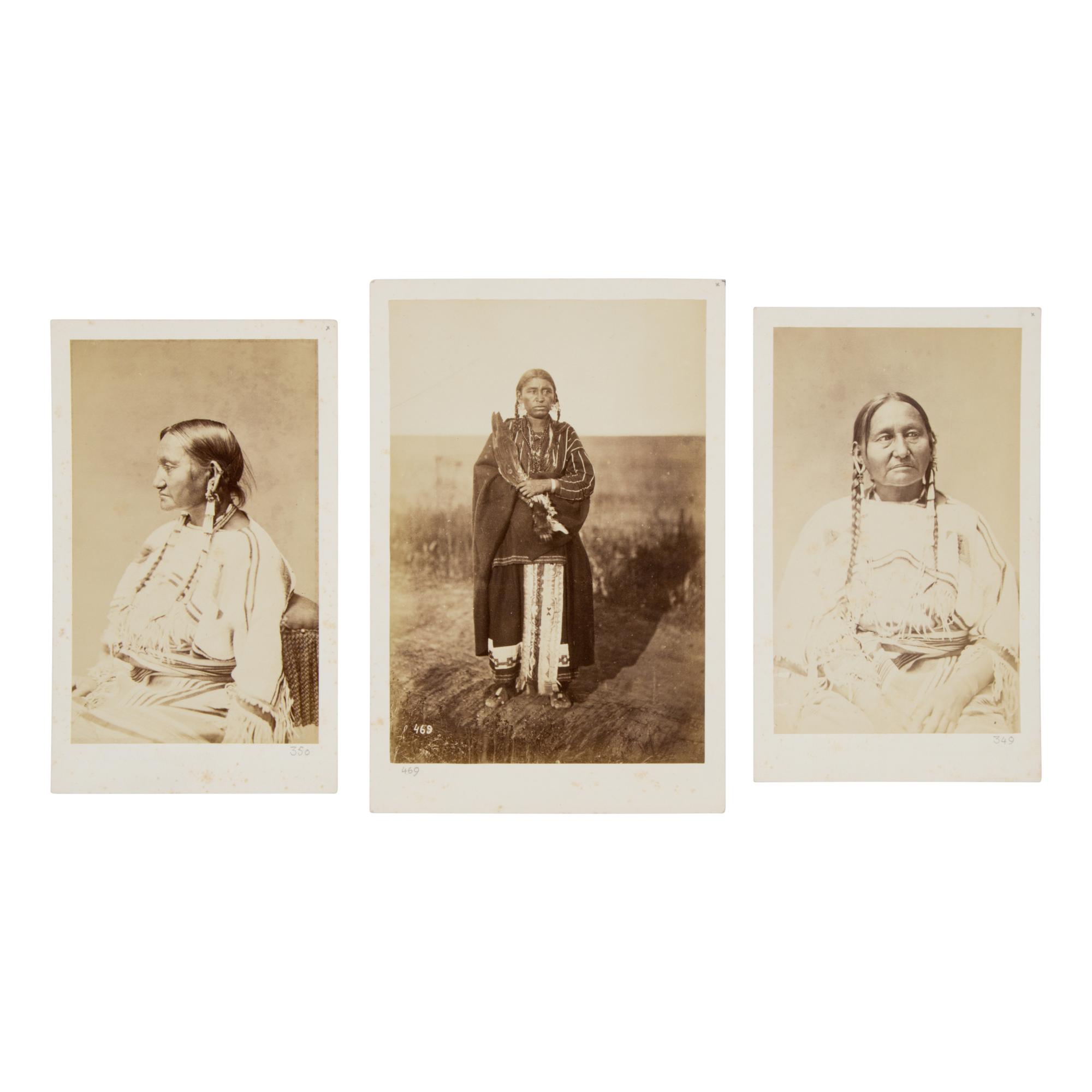 William Henry Jackson AND Alexander Gardner (American, 1843-1942 / Scottish-American 1821-1882) — Be-Che, or Betsy Dick, Omaha and Wife of Two Strikes, Brule Dakota