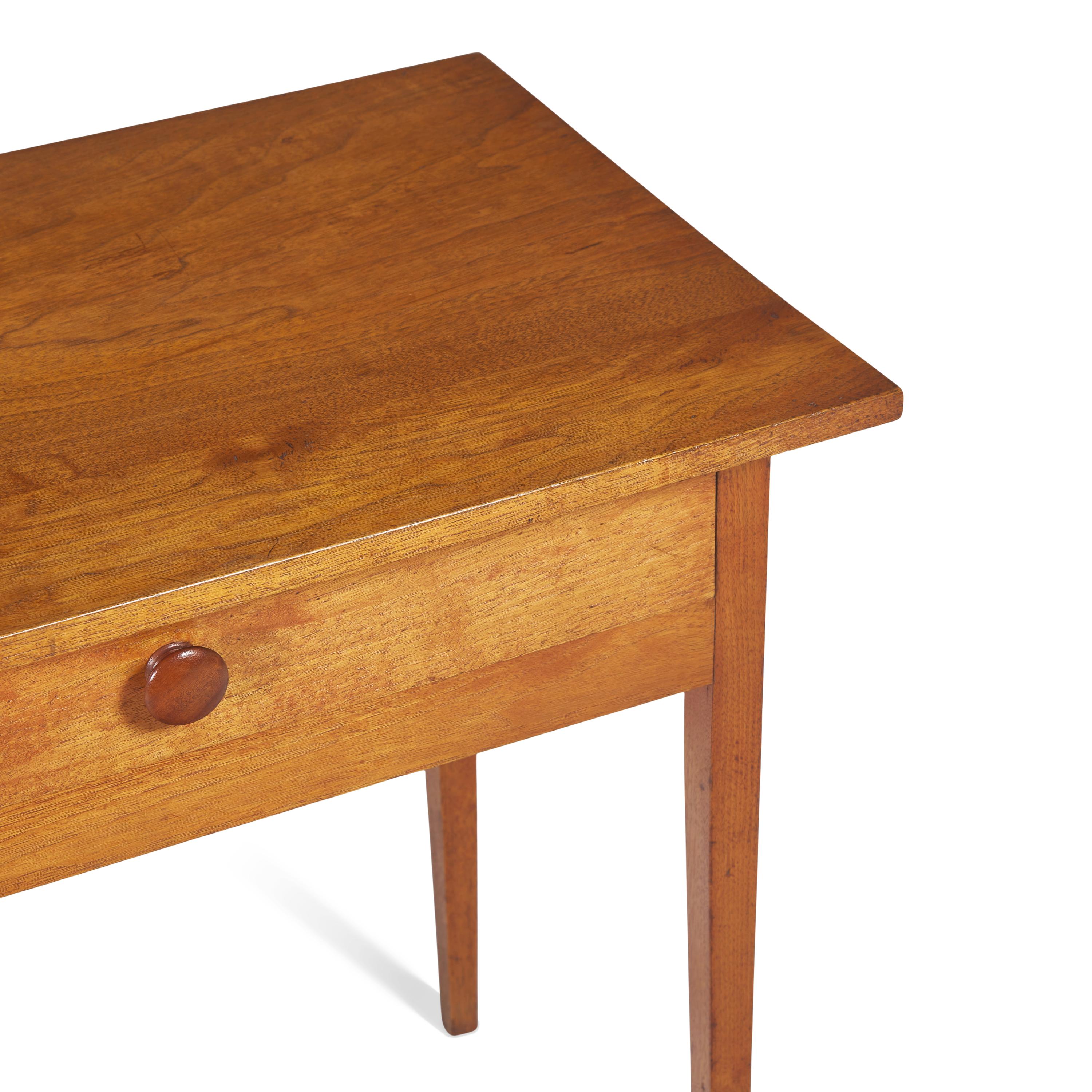 A Shaker One-Drawer Butternut Stand