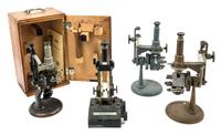 A Group of Four Refractometers Height of cased example 11 1/2 inches. — CARL ZEISS AND OTHERS, 20TH CENTURY