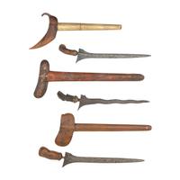 Lot of Three Javanese Keris