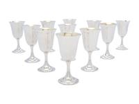 Eleven American Silver Goblets