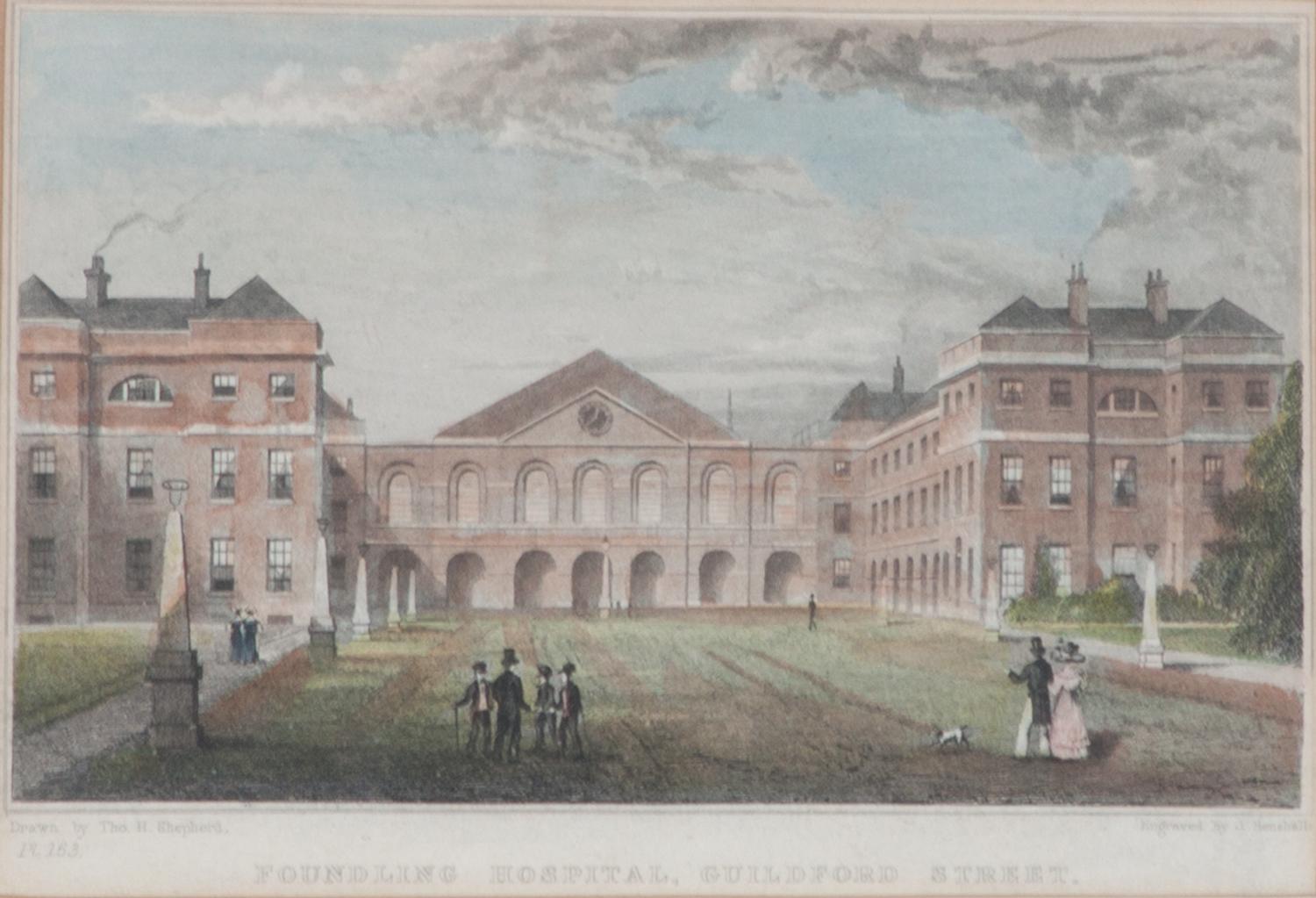 Two English Handcolored Engravings First: 4 1/4 x 6 3/8 inches. — AFTER THOMAS HOSMER SHEPDHERD (BRITISH, 1792-1864)