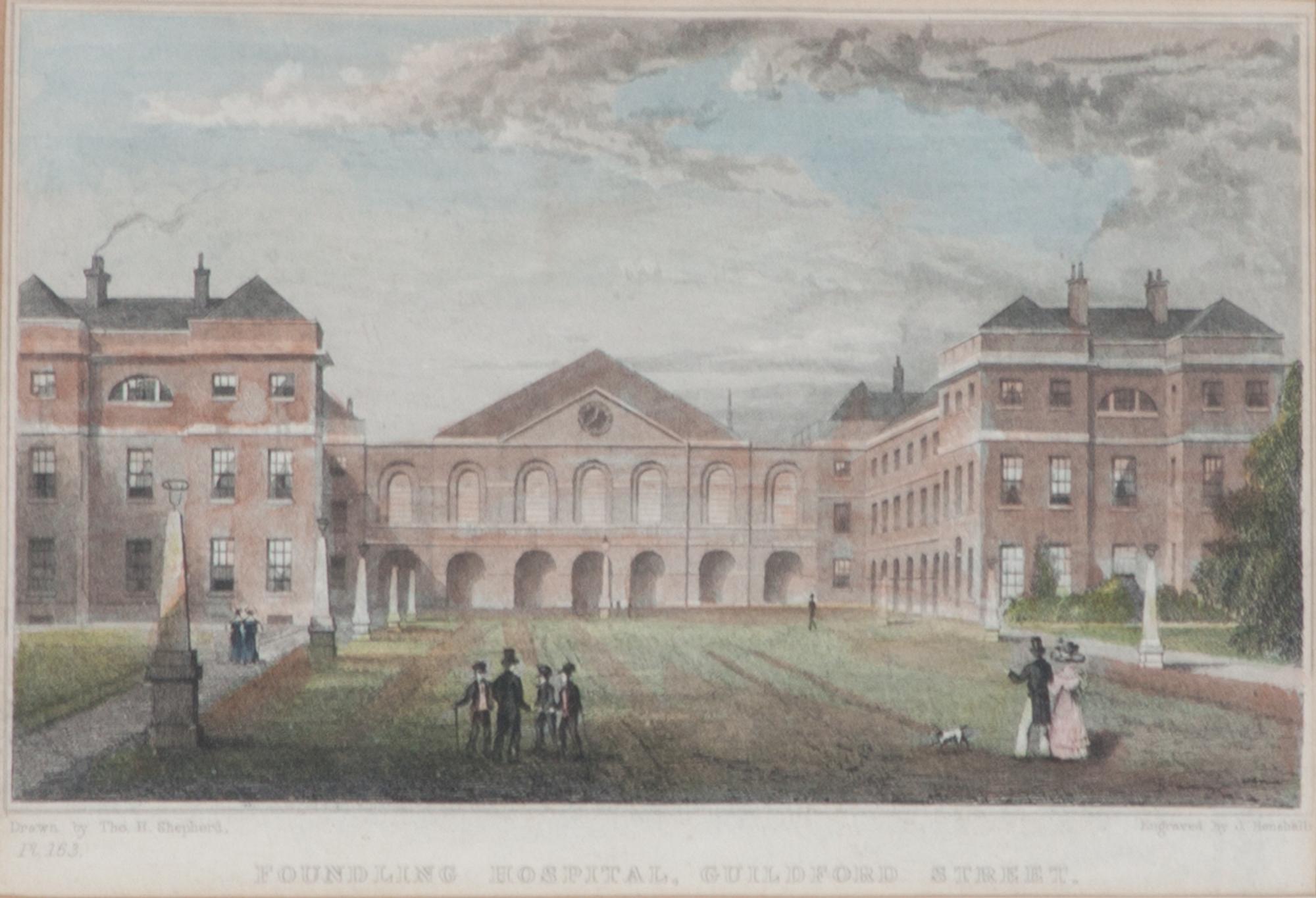 Two English Handcolored Engravings First: 4 1/4 x 6 3/8 inches. — AFTER THOMAS HOSMER SHEPDHERD (BRITISH, 1792-1864)