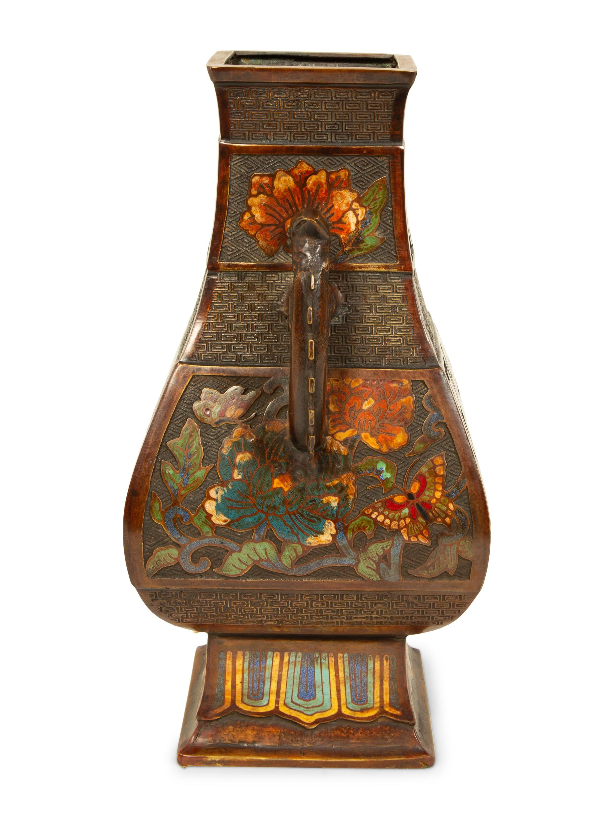 Three Chinese Cloisonné Articles — 19TH/20TH CENTURY