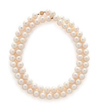 PAIR OF CULTURED PEARL NECKLACES