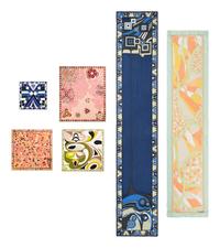 Six Emilio Pucci Scarves