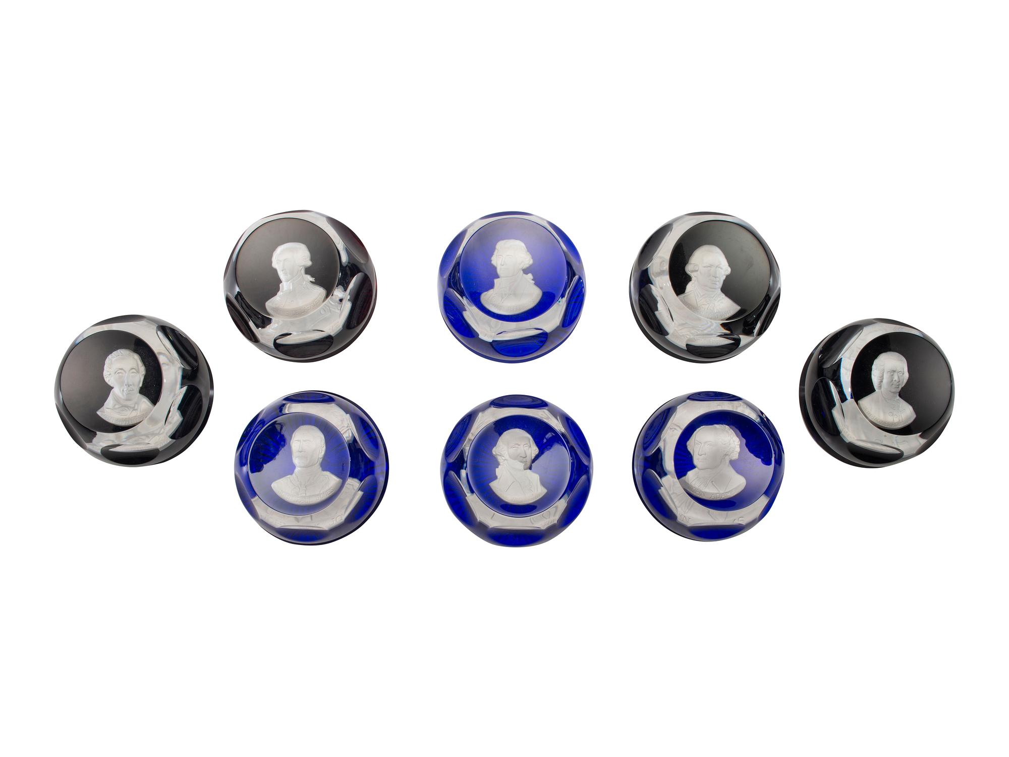 Thirteen Art Glass Paperweights