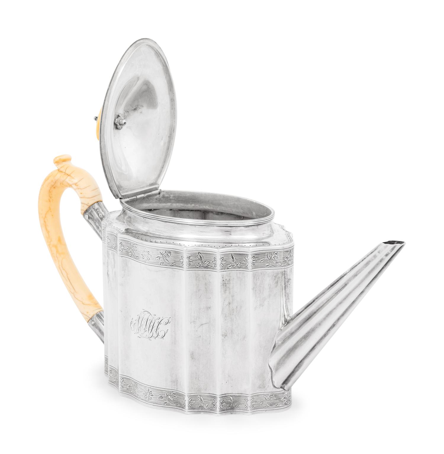 A Georgian Silver Coffee Pot