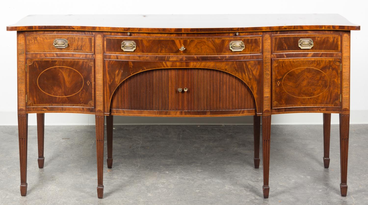 A Federal Style Mahogany Sideboard Height 36 x width 72 x depth 23 1/2 inches. — MID TO LATE 20TH CENTURY
